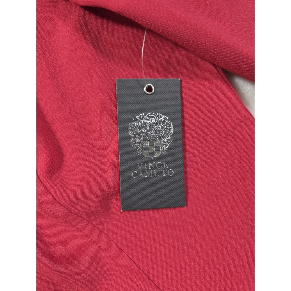 NWT Vince Camuto Rose Red Sheath Dress Size 10 Lined Career MSRP $128 - Picture 7 of 12